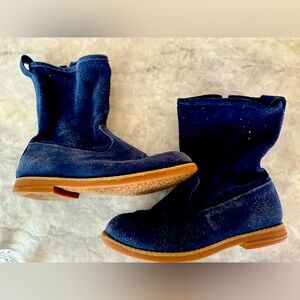 Little girls Hanna Anderson Boots navy blue